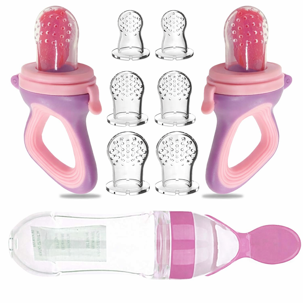 Baby Silicone Squeeze Spoon Feeder – Easy First Feeding Bottle