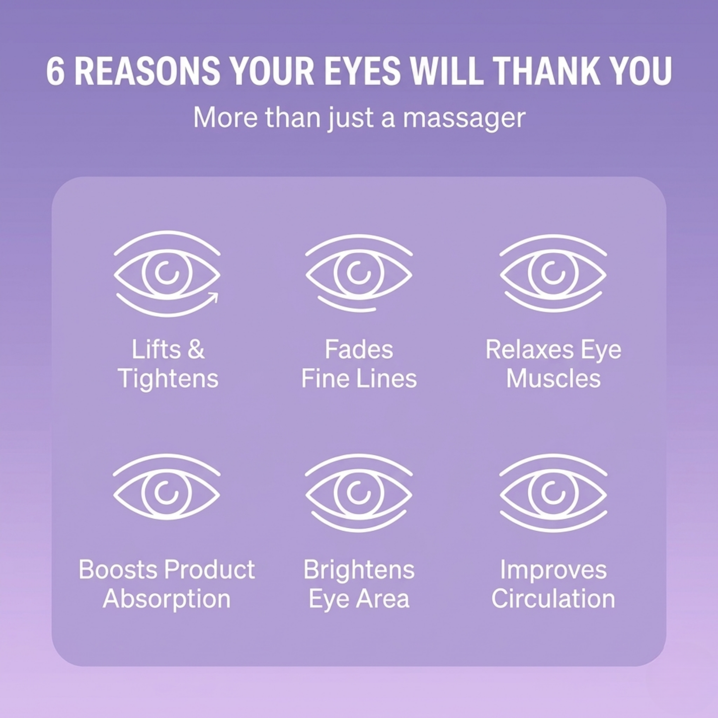 EMS Red Light Eye Massager — Reduce Dark Circles & Wrinkles