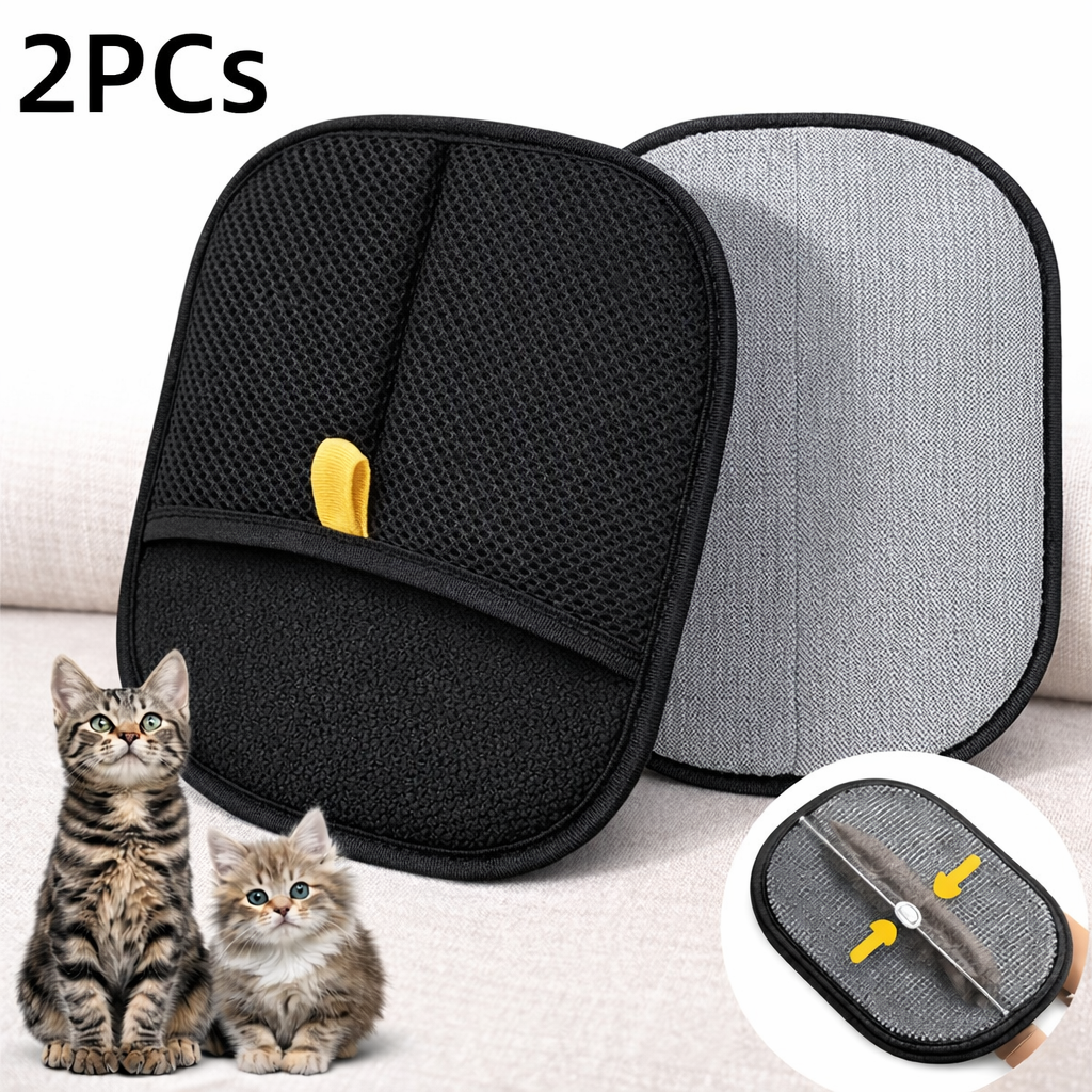 Pet Hair Removal Glove - Works on Furniture, Clothes & Carpets