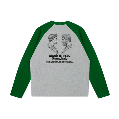 You Too Brutus Raglan | Funny Julius Caesar Meme Shirt