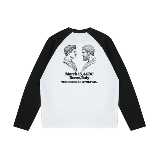 You Too Brutus Raglan | Funny Julius Caesar Meme Shirt