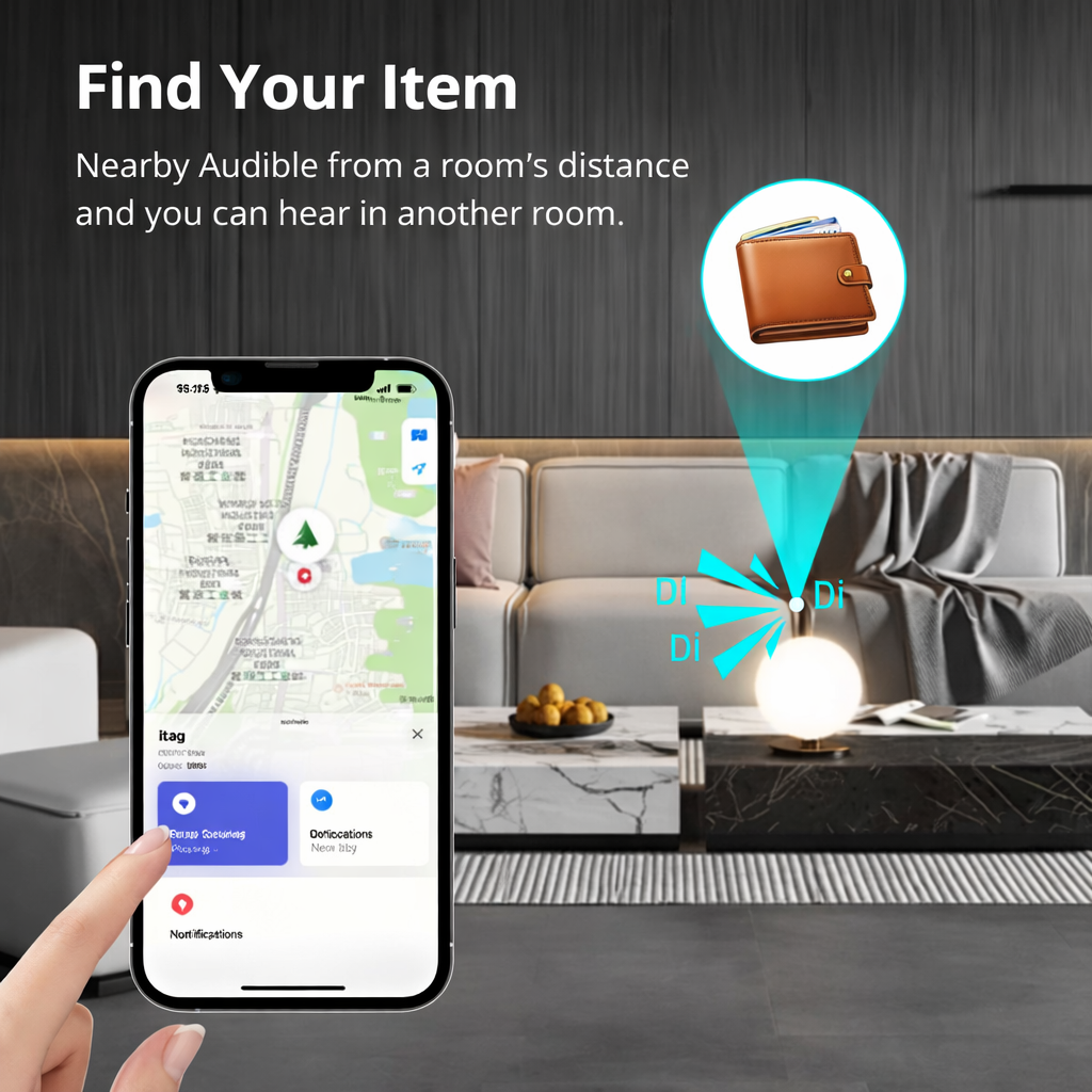 Smart Wallet Tracker Card — Apple Find My Certified | Never Lose Your Wallet Again