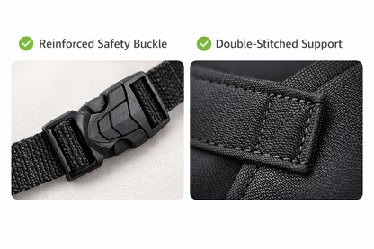 Portable Baby Dining Seat – Adjustable Safety Strap for High Chairs & Travel