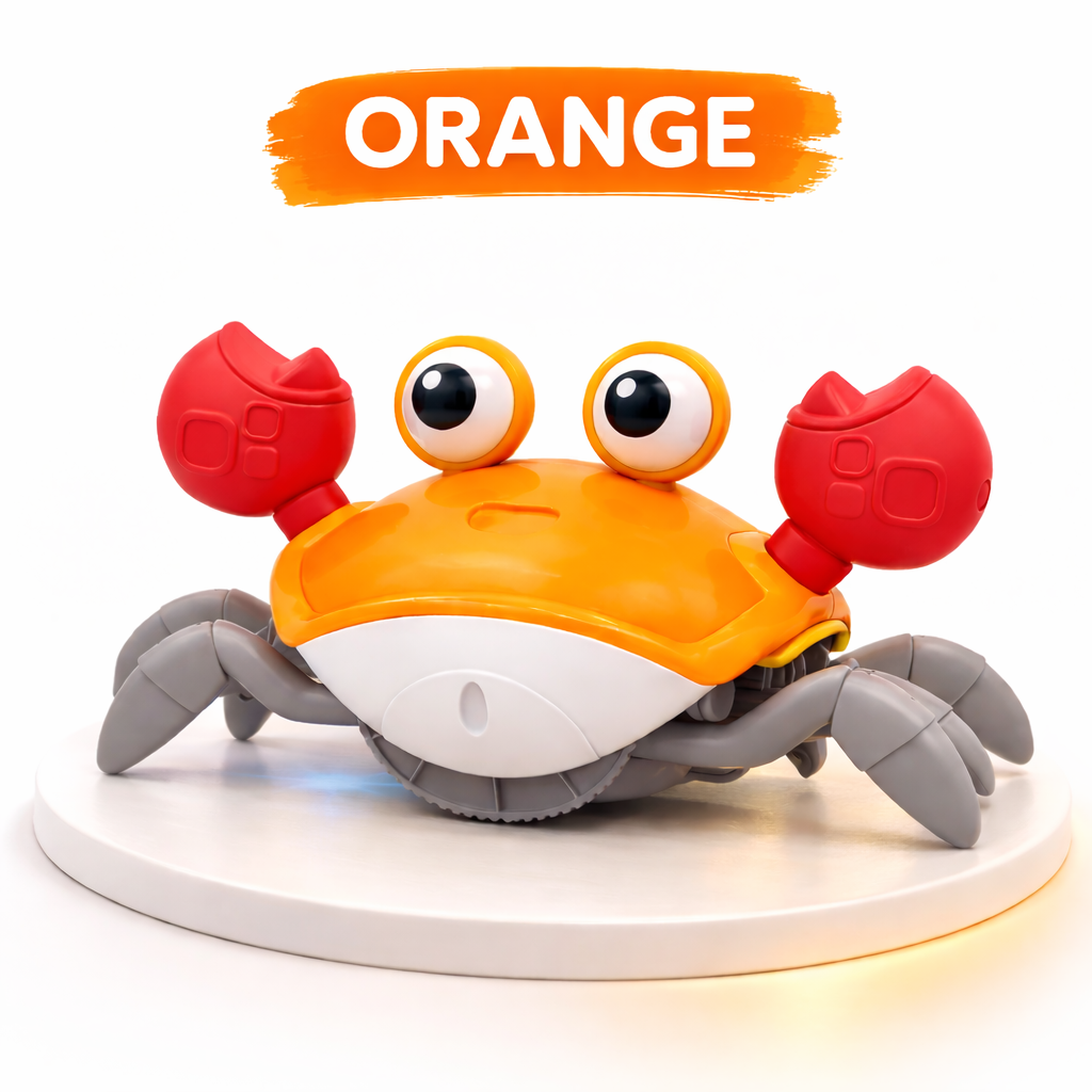 Run-Away Crawling Crab Toy | Encourages Baby Movement & Play
