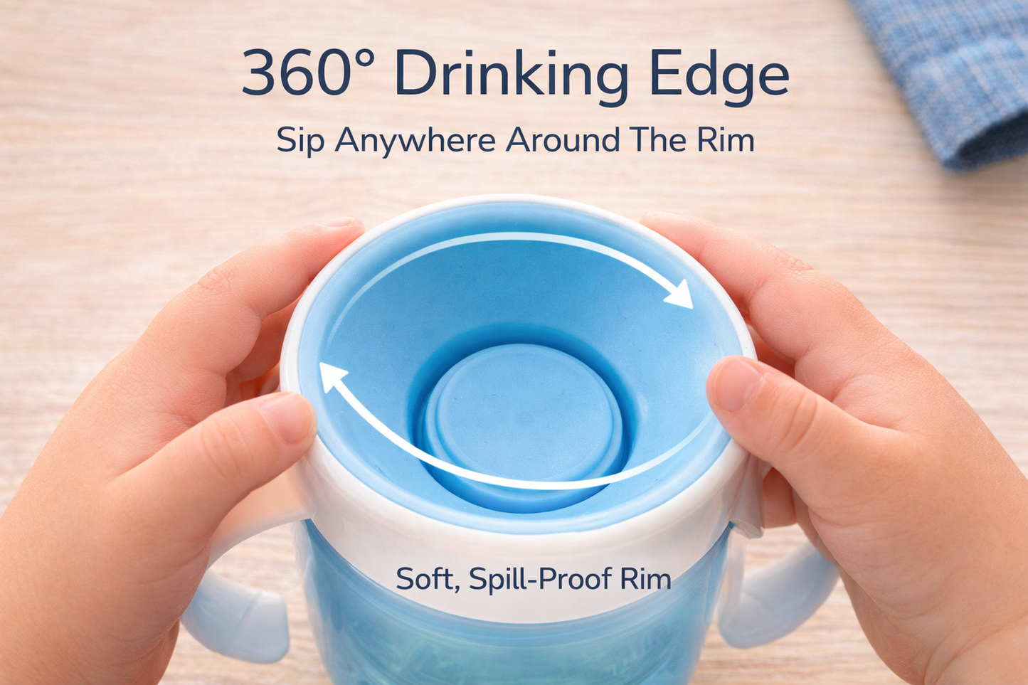 360° Leakproof Baby Training Cup