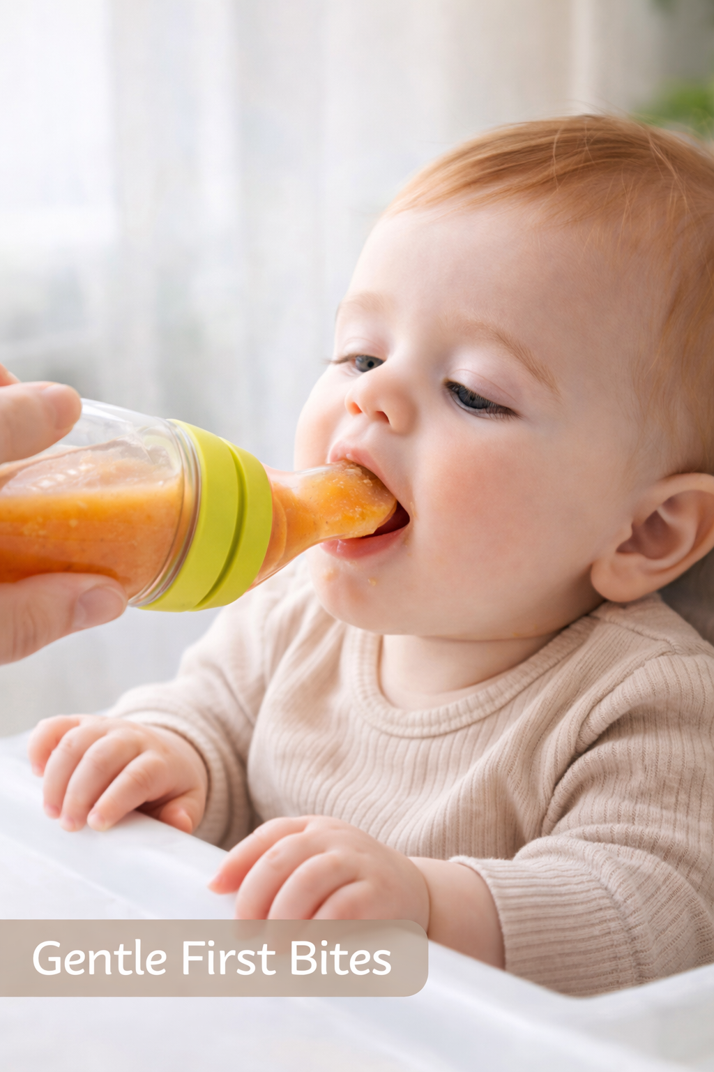 Baby Silicone Squeeze Spoon Feeder – Easy First Feeding Bottle