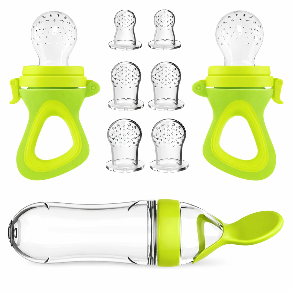 Baby Silicone Squeeze Spoon Feeder – Easy First Feeding Bottle
