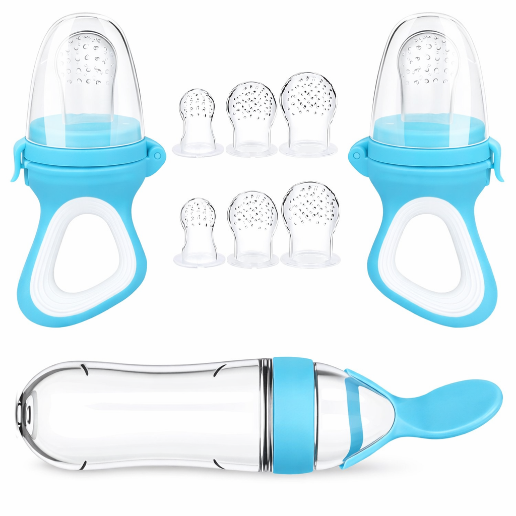 Baby Silicone Squeeze Spoon Feeder – Easy First Feeding Bottle