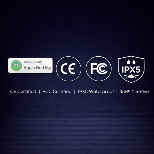 Smart Tracker Tag — Apple Find My Certified | Track Your Keys, Bike & Luggage Anywhere