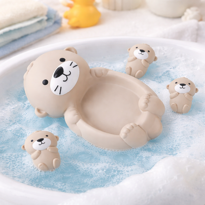 Animal Family Floating Bath Toys – 4-Piece Set