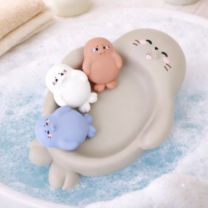 Animal Family Floating Bath Toys – 4-Piece Set