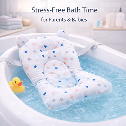 The Baby Bath Hammock — Safe, Soft & Foldable