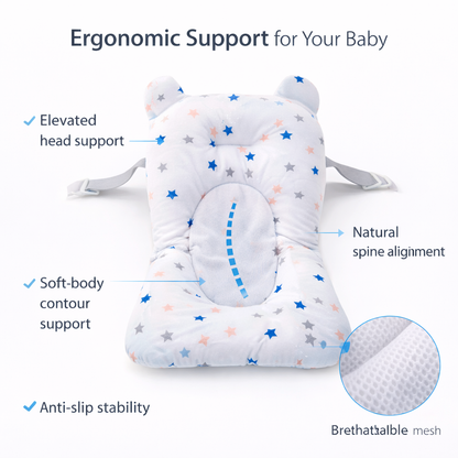 The Baby Bath Hammock — Safe, Soft & Foldable