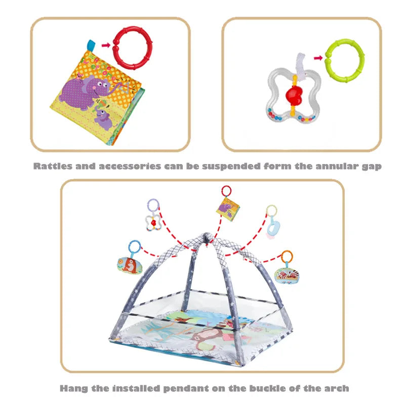 Baby Activity Play Gym & Crawling Mat