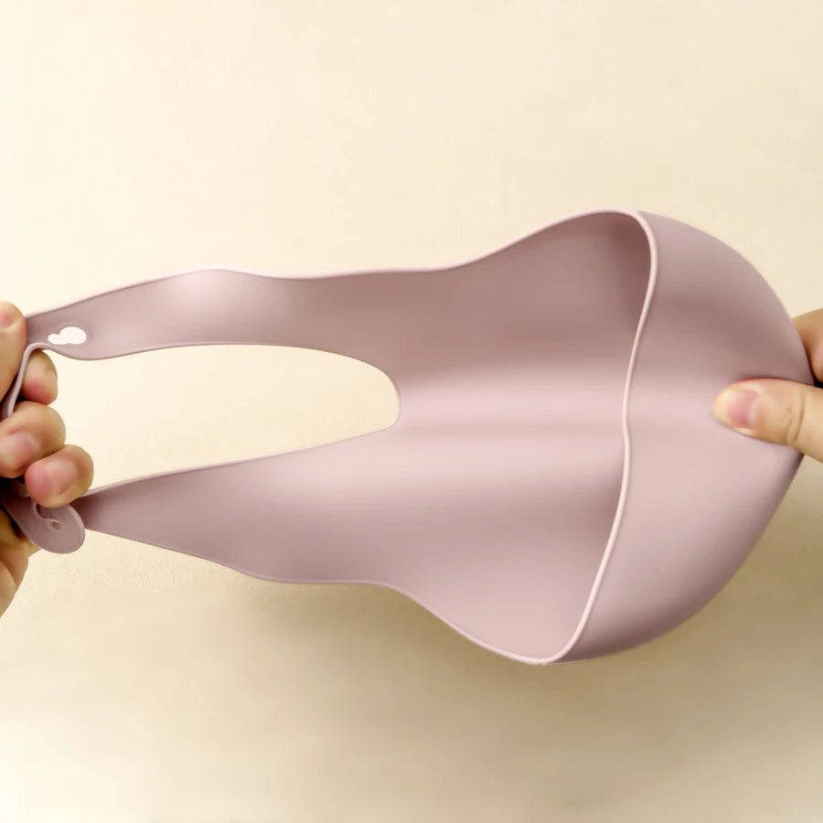 Silicone Baby Feeding Bibs with Food Catcher (2-Pack)