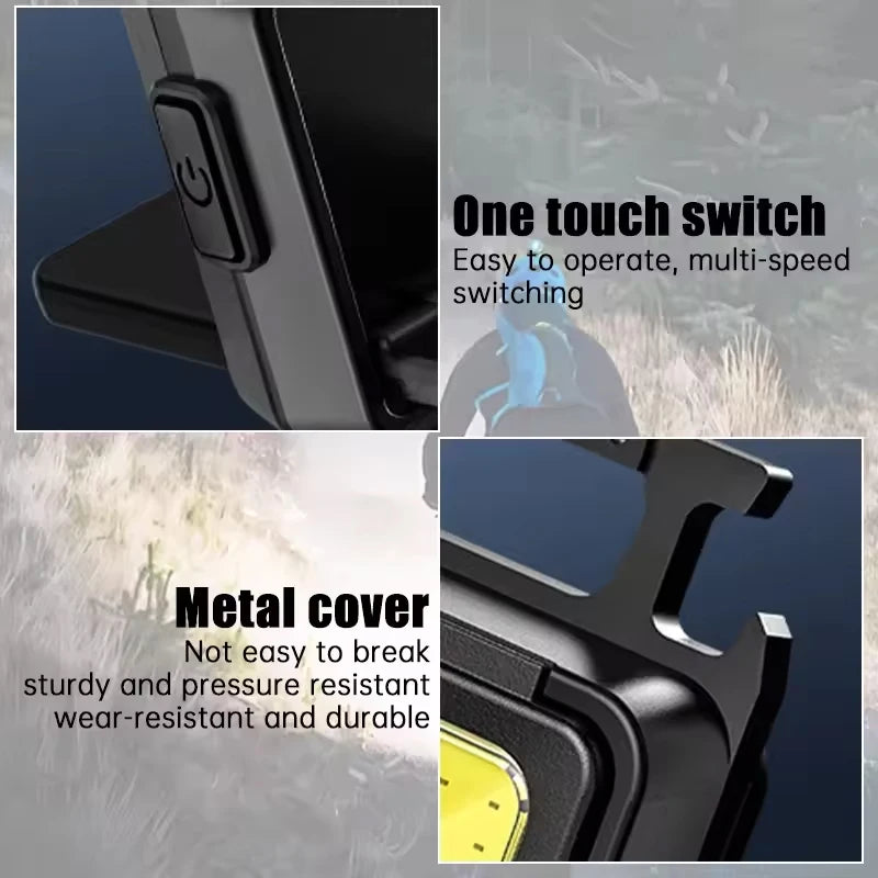 Pro COB Keychain Light - 1000 Lumens, Waterproof