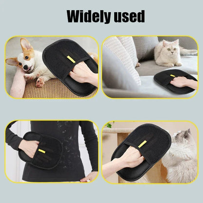 Pet Hair Removal Glove - Works on Furniture, Clothes & Carpets