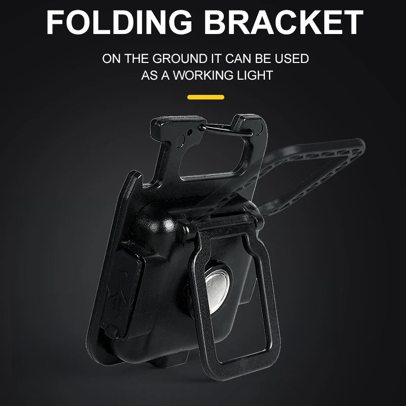 Mini COB Keychain Light - 7 Modes | Magnetic | Bottle Opener | USB-C Rechargeable