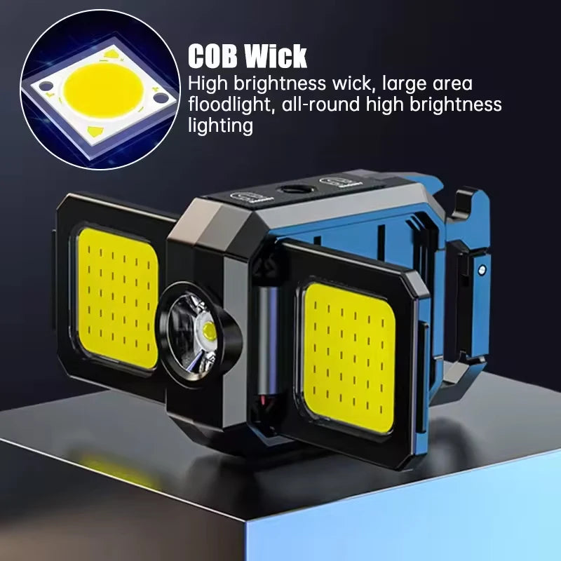 Pro COB Keychain Light - 1000 Lumens, Waterproof