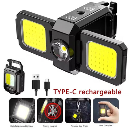 Pro COB Keychain Light - 1000 Lumens, Waterproof