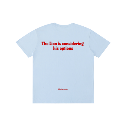 The Lion is considering his options | Unisex T-Shirt