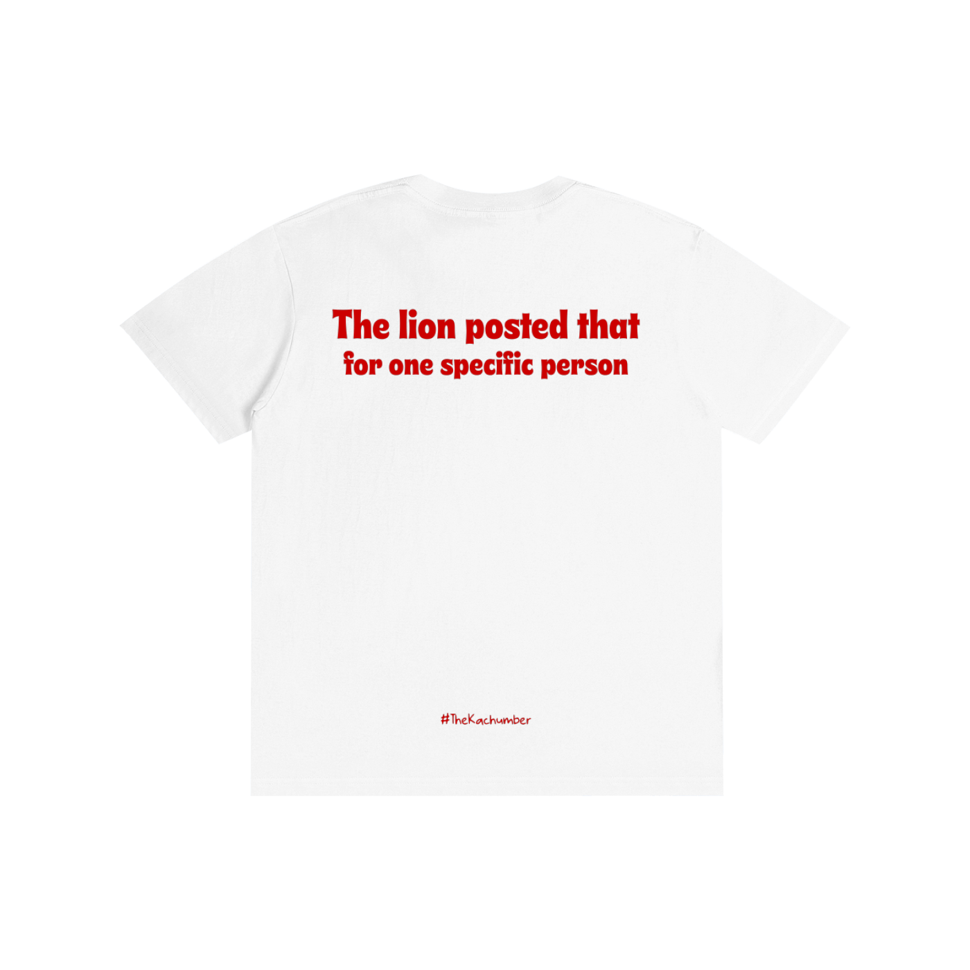 The Lion posted that for one specific person | Unisex T-Shirt