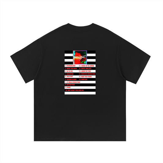 5SOS | Calum Hood | Youngblood Album Tracklist T-Shirt | Fan Made